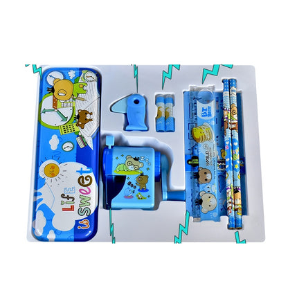 Stationery Set Pencil Case Pencil Sharpener School Supplies For Children(Green) - Pencil Sharpener by HUIJIE | Online Shopping South Africa | PMC Jewellery