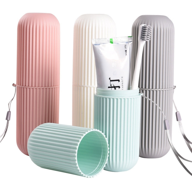 1pc Simple Travel Washing Cup Portable Toothbrush Storage Box Multifunctional Brushing Cup(Gray) - Storage Boxes by PMC TechLife | Online Shopping South Africa | PMC TechLife | Buy Now Pay Later Mobicred