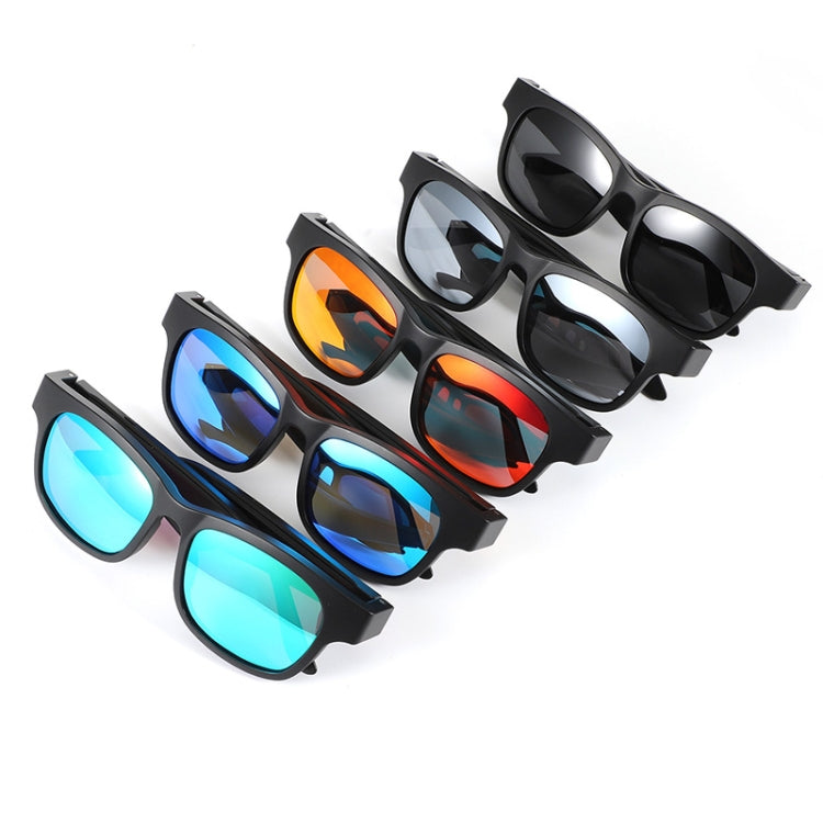 A12 Smart Bluetooth Audio Sunglasses Bluetooth Glasses(Red Gold) - Bluetooth Earphone by PMC TechLife | Online Shopping South Africa | PMC TechLife