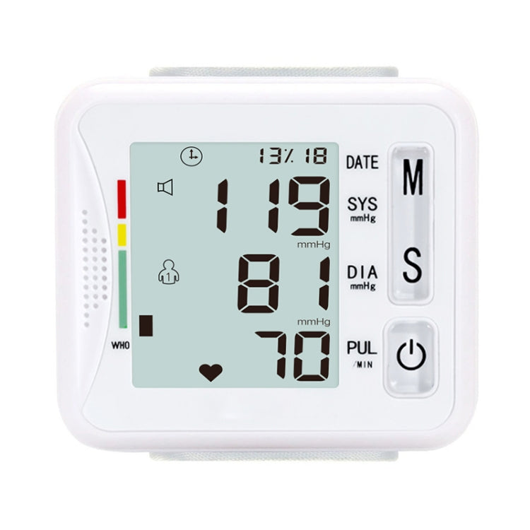 KWL-W01 Home Automatic Smart Wrist Electronic Sphygmomanometer, Style: English With Voice(White) - Sphygmomanometer by PMC Jewellery | Online Shopping South Africa | PMC Jewellery