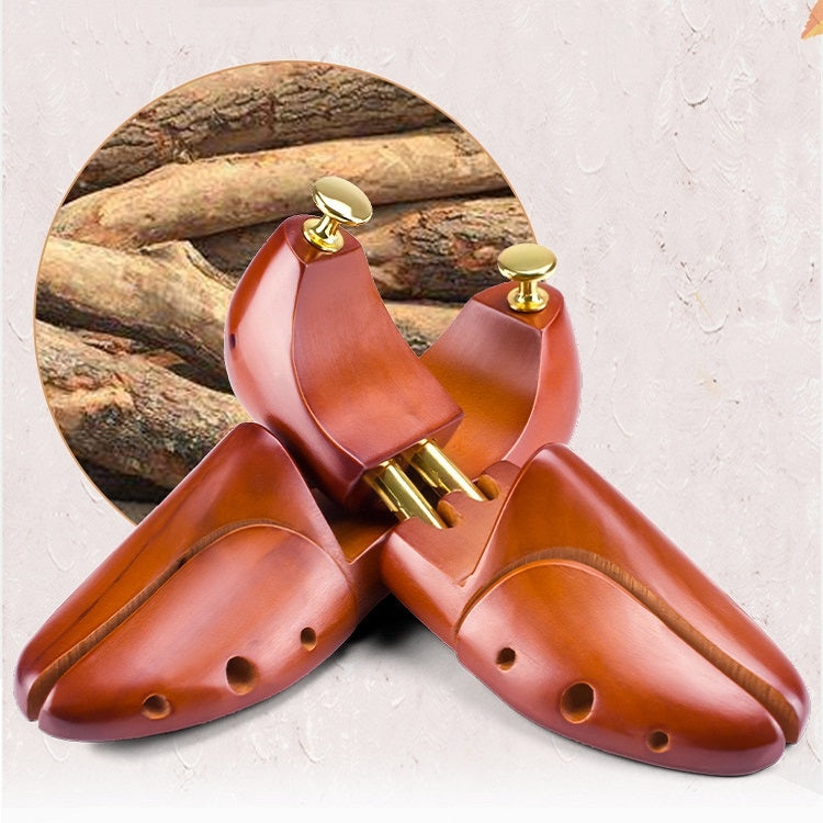 1 Pair Solid Wood Retractable Shoe Last Adjustable Shoe Supporter Shaping Moisture-Proof Shoe Support(43-44) - Shoes Care by PMC Jewellery | Online Shopping South Africa | PMC Jewellery