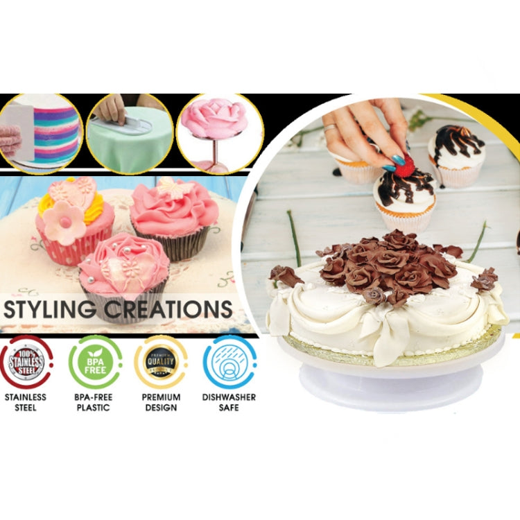 205 in 1 Cake Decorating Turntable Set Cake Decorating Mouth Baking Utensils - Food Molds by PMC Jewellery | Online Shopping South Africa | PMC Jewellery