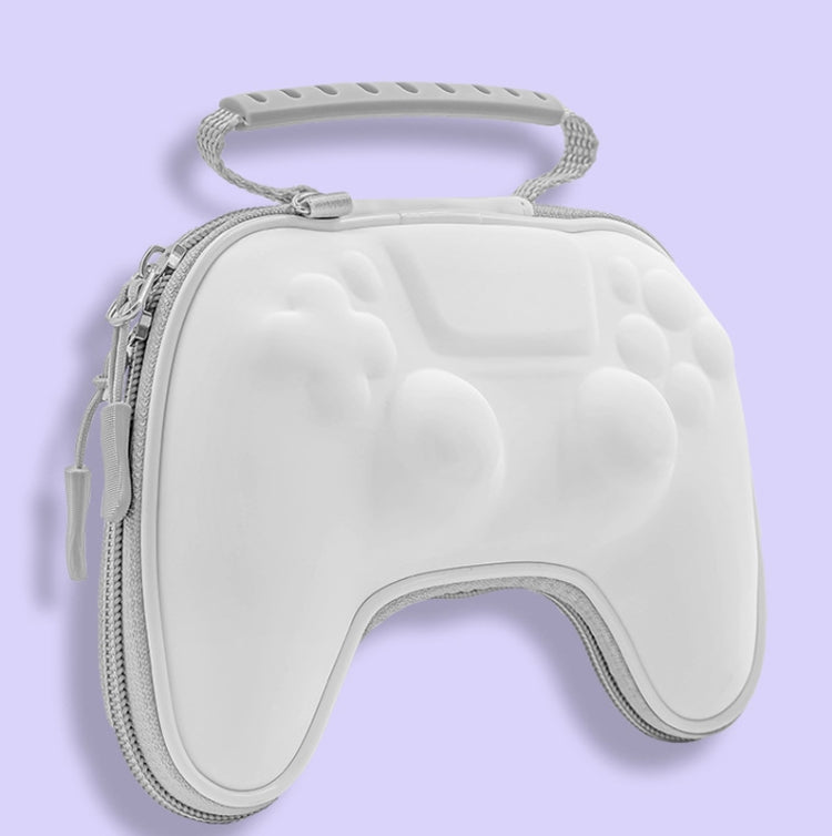 2 PCS Gamepad Storage Bag EVA Portable Protective Cover For PS5(White) - Bags by PMC Jewellery | Online Shopping South Africa | PMC Jewellery