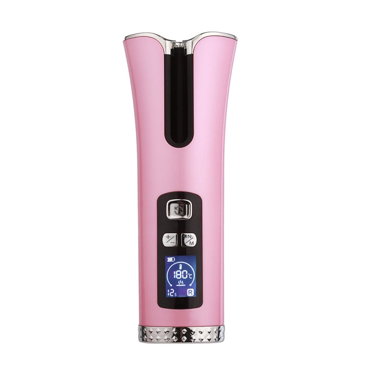 USB Charging Automatic Rotating Curling Iron Portable Wireless Travel Curling Iron(Pink) - Hair Curler by PMC TechLife | Online Shopping South Africa | PMC TechLife | Buy Now Pay Later Mobicred
