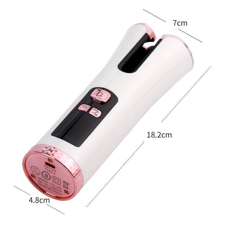 USB Charging Automatic Rotating Curling Iron Portable Wireless Travel Curling Iron(Pink) - Hair Curler by PMC TechLife | Online Shopping South Africa | PMC TechLife | Buy Now Pay Later Mobicred