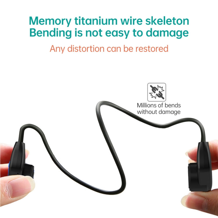 K3 Bone Conduction Bluetooth 5.0 Wireless Headphones Waterproof Headphones 16GB RAM(Blue) - Bluetooth Earphone by PMC TechLife | Online Shopping South Africa | PMC TechLife