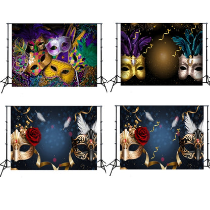 2.1m x 1.5m Masquerade Mask Party Scene Layout Photo Photography Background Cloth(W032) - Other by PMC Jewellery | Online Shopping South Africa | PMC Jewellery