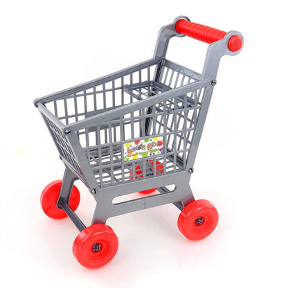 Creative Mini Simulation Supermarket Shopping Cart Children's Role-playing Toys(Grey) - Pretend Play Toys by PMC Jewellery | Online Shopping South Africa | PMC Jewellery