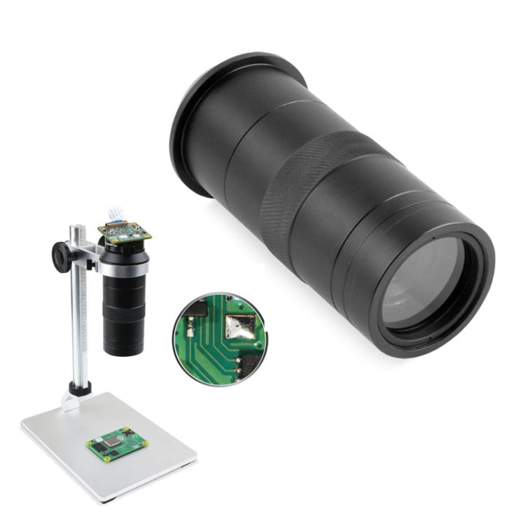 Waveshare 100X Industrial Microscope Lens, C/CS-Mount, for Raspberry Pi HQ Camera(24229) - free shipping - PMC TechLife - Order now!
