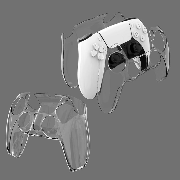 KJH PS5-002 Game Controller Crystal Shell Wireless Controller Protective Shell Cover PC Transparent Protective Hard Shell For PS5(Transparent) - free shipping - PMC TechLife - Order now!