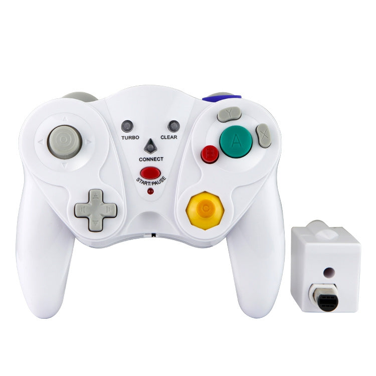 HY-5201 2.4HGz Wireless Gamepad For Nintendo NGC, Color of the product: White - Gamepads by PMC TechLife | Online Shopping South Africa | PMC TechLife