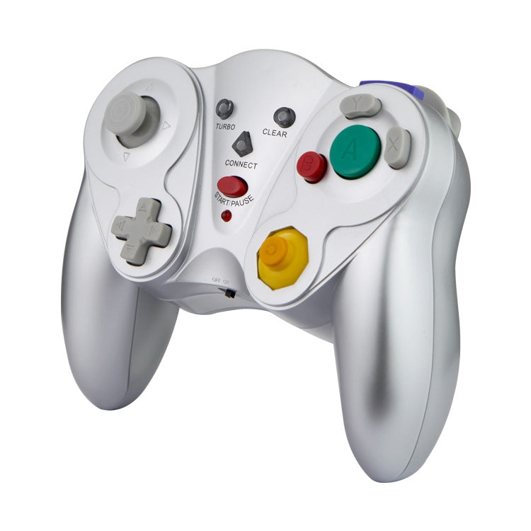 HY-5201 2.4HGz Wireless Gamepad For Nintendo NGC, Color of the product: Silver - Gamepads by PMC TechLife | Online Shopping South Africa | PMC TechLife
