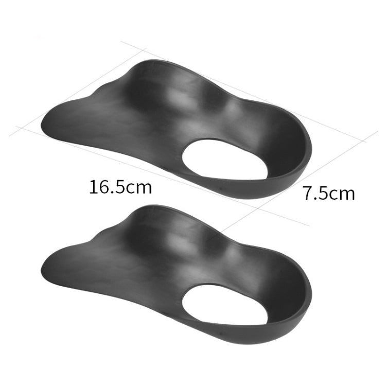 Flat Foot Orthopedic Insole Arch Collapse Support Pad Adult And Child Foot Valgus Orthosis L (Black) - Corrector by PMC Jewellery | Online Shopping South Africa | PMC Jewellery