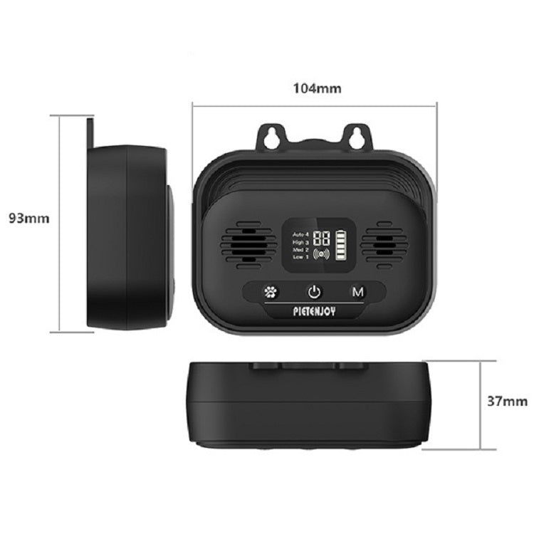 Pet Products Ultrasonic Bark Stopper Dog Trainer Indoor And Outdoor Dog Repeller, Specification: Black Smart Edition - Training Aids by PMC TechLife | Online Shopping South Africa | PMC TechLife