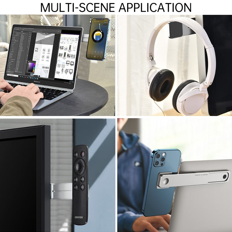 Oatsbasf  Mobile Phone Computer Sync Screen Aluminum Alloy Bracket Computer Expansion Bracket(Silver) - Hand-Sticking Bracket by OATSBASF | Online Shopping South Africa | PMC TechLife