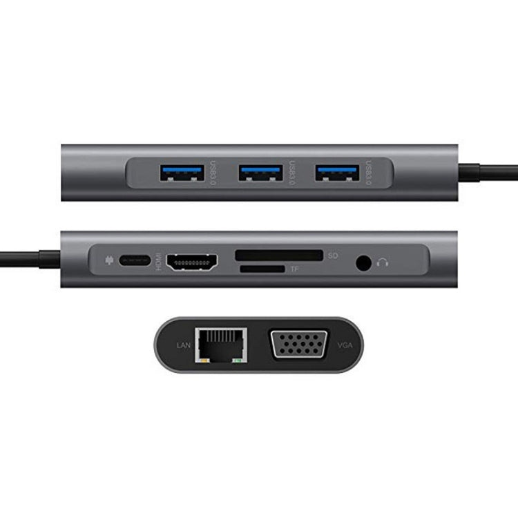 10 in 1 Type-C Multi-Function Docking Station PD Fast Charging HUB - free shipping - PMC TechLife - Order now!