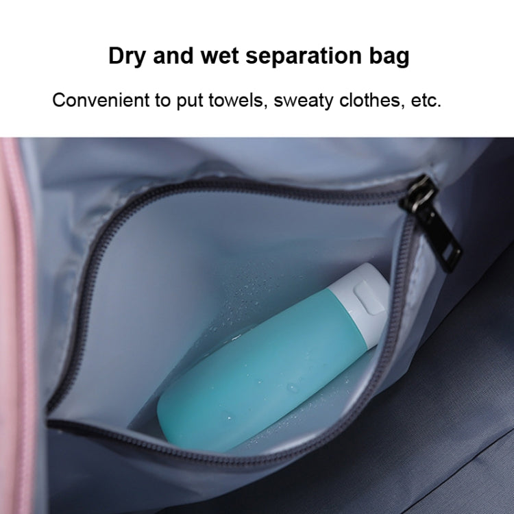 Female Dry And Wet Separation Sports Gym Bag Handbag Duffel Bag Short Distance Light Swimming Bag(Black) - Travel Bags by PMC TechLife | Online Shopping South Africa | PMC TechLife | Buy Now Pay Later Mobicred
