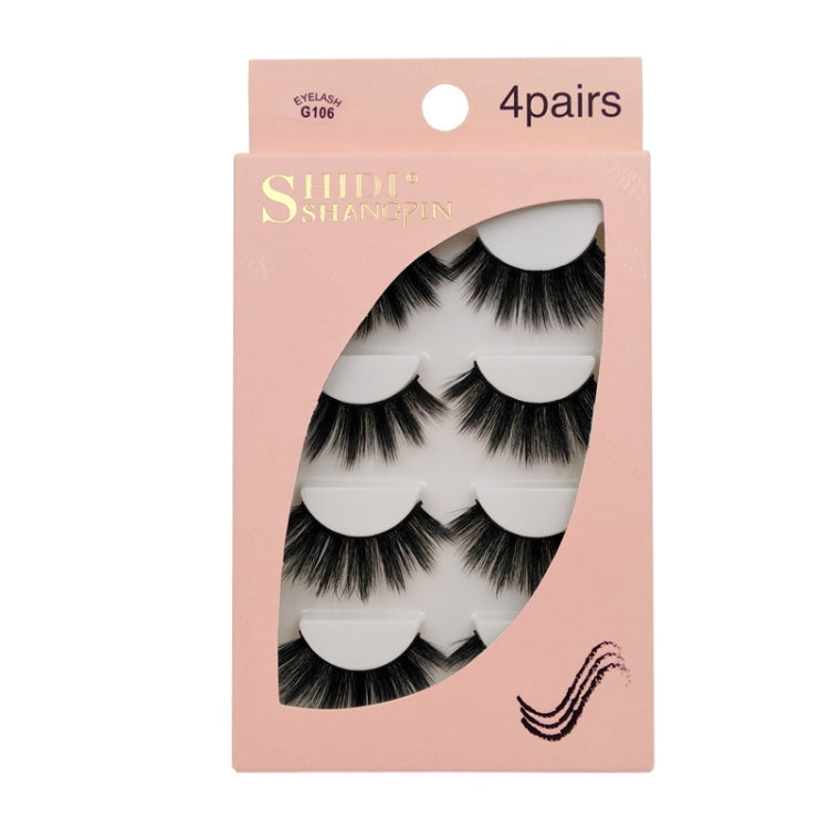 2 PCS 4 Pairs In One Box Handmade Mink False Eyelashes Slender And Long Three-Dimensional Multilayer Eyelashes(G106) - Eyes by PMC Jewellery | Online Shopping South Africa | PMC Jewellery