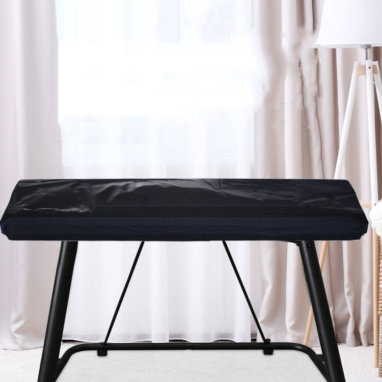 Water-Repellent Opening Electronic Keyboard Cover Oxford Cloth Dust Cover Drawstring Keyboard Instrument Cover, Size: 88 Key Black 124x49x36cm - Dust Covers by PMC TechLife | Online Shopping South Africa | PMC TechLife