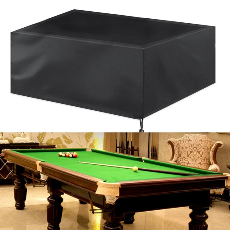 Billiard Table Dust Cover Billiard Protective Cover Water-Repellent Furniture Cover, Size: 260x135x82cm(Black) - Dust Covers by PMC TechLife | Online Shopping South Africa | PMC TechLife | Buy Now Pay Later Mobicred