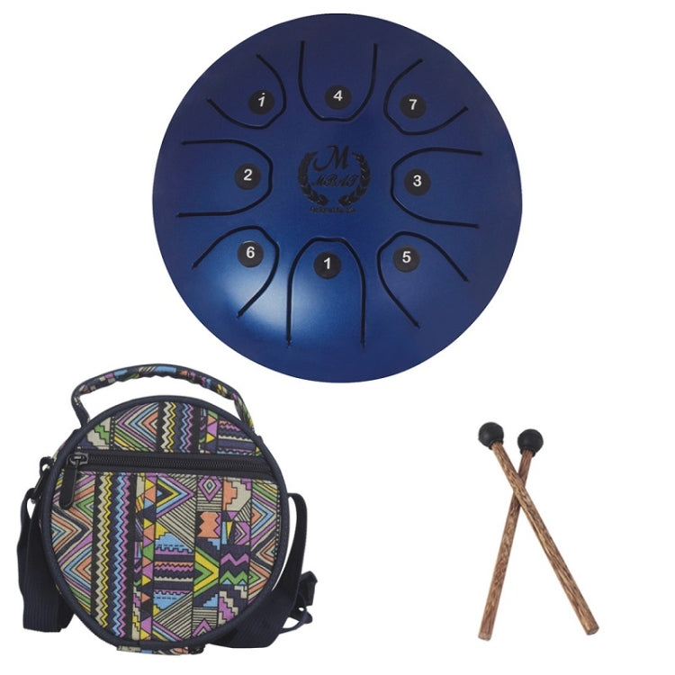 MEIBEITE 5.5-Inch C-Tune Sanskrit Drum Steel Tongue Empty  Worry-Free Drum(Blue) - free shipping - PMC TechLife - Order now!