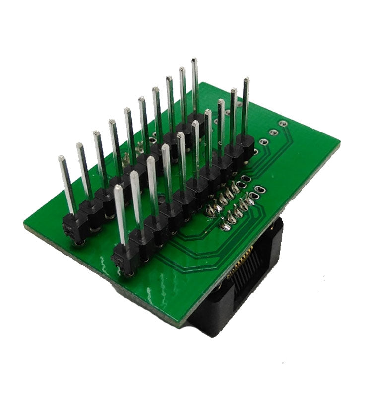 SSOP20 TSSOP20 OTS-28-0.65-01 Chip Gold-Plated Dual Contact Pin Adapter Socket - MCU Tools by PMC TechLife | Online Shopping South Africa | PMC TechLife