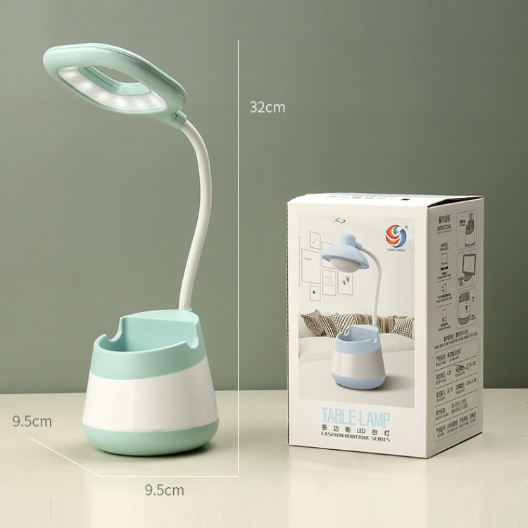 USB Charging LED Desk Light Eye Protection Lamp with Pen Holder and Phone Holder(CS276-4 Black) -  by PMC TechLife | Online Shopping South Africa | PMC TechLife