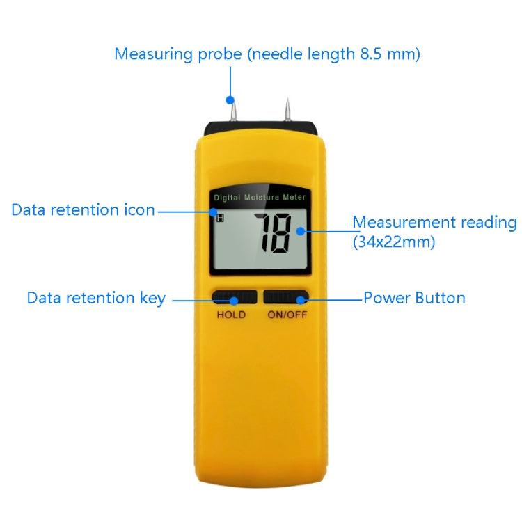 Moisture Tester Paper Wood Moisture Tester Moisture Tester Measuring Tool - PH & Moisture Meter by PMC Jewellery | Online Shopping South Africa | PMC Jewellery