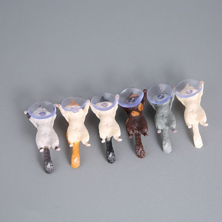 60 PCS Sucker Design Cute Cat Smartphone Holder(White 02) - Desktop Holder by PMC TechLife | Online Shopping South Africa | PMC TechLife