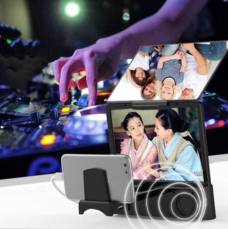 L8 8.5 Inch Mobile Phone Screen Amplifier Bluetooth Subwoofer Speaker Phone Amplifier - Screen Magnifier by PMC TechLife | Online Shopping South Africa | PMC TechLife
