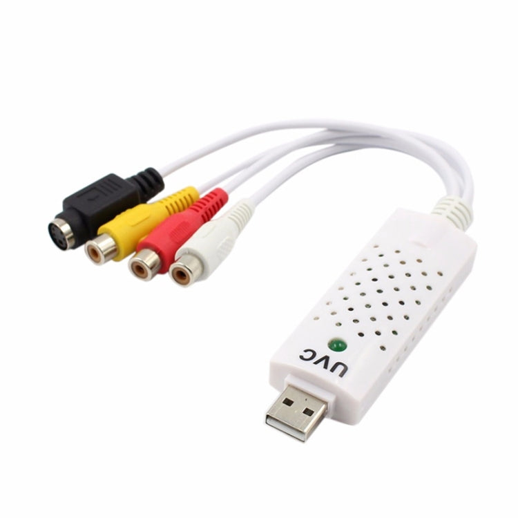 Portable USB 2.0 Audio Video Capture Card Adapter VHS to DVD Video Capture for Win7 / Win8/ XP/ Vista, Free Drive - Video Capture Solutions by PMC TechLife | Online Shopping South Africa | PMC TechLife