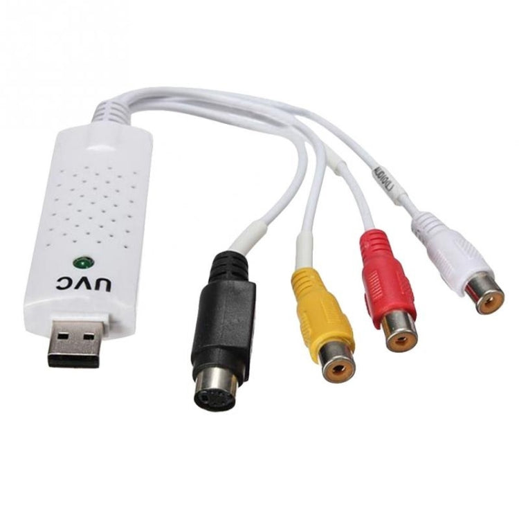 Portable USB 2.0 Audio Video Capture Card Adapter VHS to DVD Video Capture for Win7 / Win8/ XP/ Vista, Free Drive - Video Capture Solutions by PMC TechLife | Online Shopping South Africa | PMC TechLife