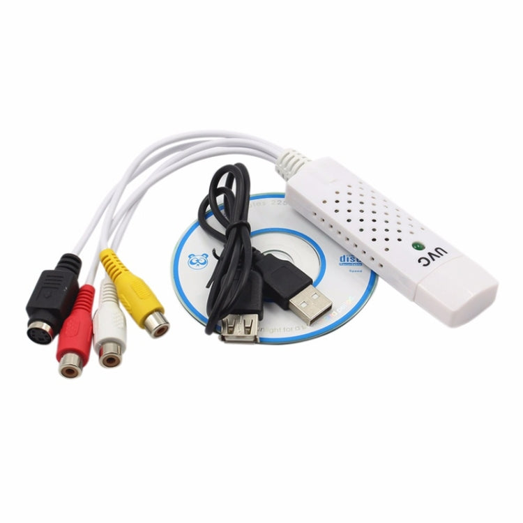 Portable USB 2.0 Audio Video Capture Card Adapter VHS to DVD Video Capture for Win7 / Win8/ XP/ Vista, Free Drive - Video Capture Solutions by PMC TechLife | Online Shopping South Africa | PMC TechLife