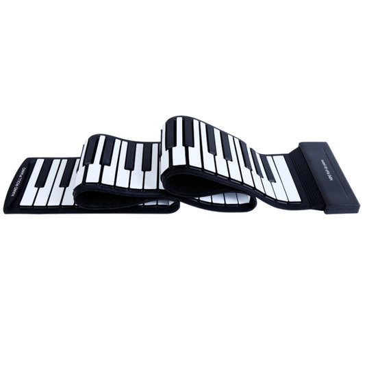 MIDI88 88-Key Hand-Rolled Foldable Piano Professional MIDI Soft Keyboard Simulated Practice Portable Electronic Piano(Black English) - Keyboard Instruments by PMC Jewellery | Online Shopping South Africa | PMC Jewellery