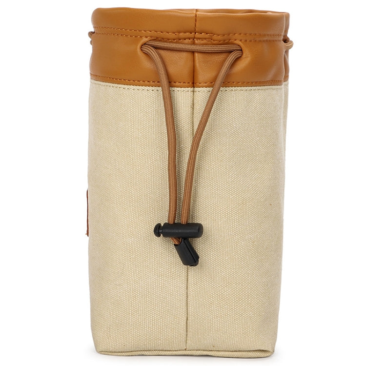 S.C.COTTON Liner Bag Waterproof Digital Protection Portable SLR Lens Bag Micro Single Camera Bag Photography Bag, Colour:  Beige L - Lens Bag by PMC Jewellery | Online Shopping South Africa | PMC Jewellery