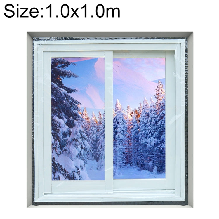 Window Windproof Warm Film Indoor Air Leakage Soundproof Double-Layer Insulation, Specification: 1.0x1.0M - Door & Window Films by PMC TechLife | Online Shopping South Africa | PMC TechLife