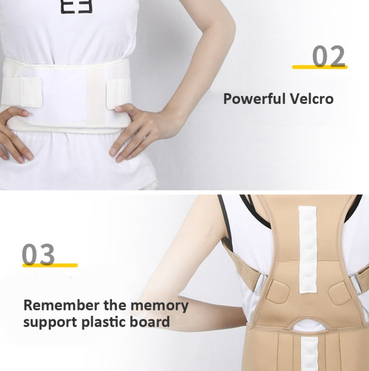 Adult Back Posture Correction Belt Kyphosis Correction Body Restraint Belt, Specification: L(Complexion) - Corrector by PMC Jewellery | Online Shopping South Africa | PMC Jewellery