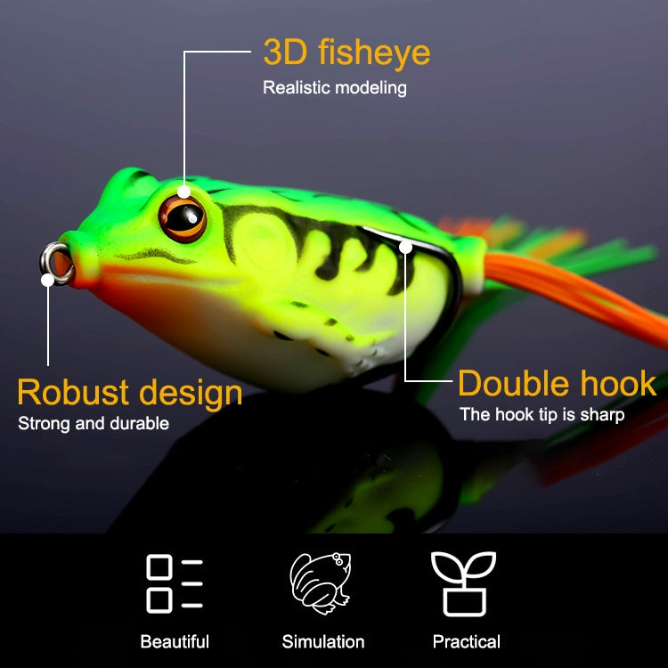 Bionic Thunder Frog Lure Bait Simulation Fishing Bait, Specification: 5.0cm/9g(15) - Fishing Lures by PMC TechLife | Online Shopping South Africa | PMC TechLife