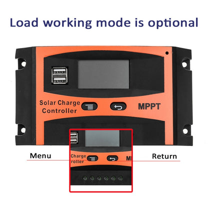 MPPT 12V/24V Automatic Identification Solar Controller With USB Output, Model: 60A - Others by PMC Jewellery | Online Shopping South Africa | PMC Jewellery