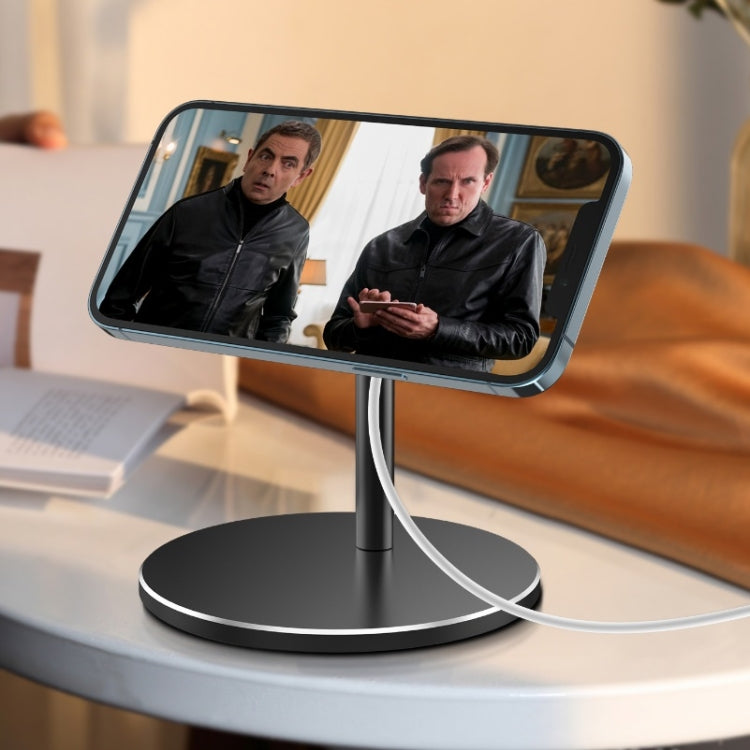 MagSafe Magnetic Wireless Charging Stand For iPhone 12 Series, Colour: F13 Black - Desktop Holder by PMC TechLife | Online Shopping South Africa | PMC TechLife
