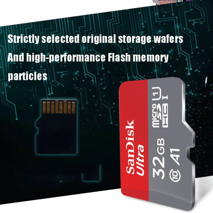 SanDisk A1 Monitoring Recorder SD Card High Speed Mobile Phone TF Card Memory Card, Capacity: 128GB-100M/S - Micro SD Card by SanDisk | Online Shopping South Africa | PMC Jewellery