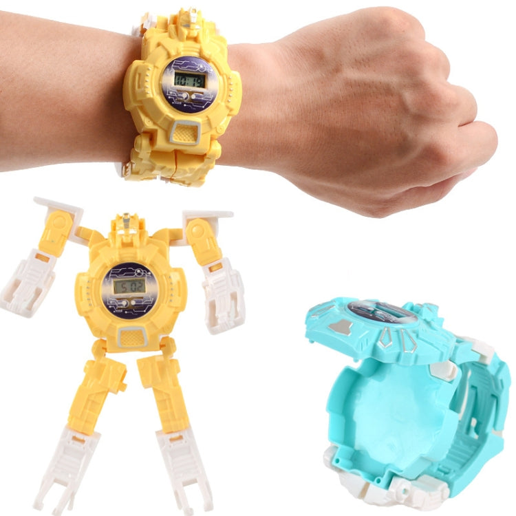 3 PCS Children Electronic Watch Cartoon Deformation Robot Toy Watch(Pink) - free shipping - PMC TechLife - Order now!
