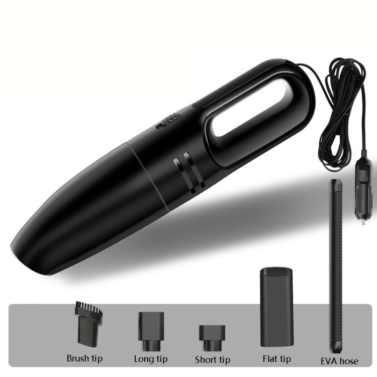 Car Handheld Portable Vacuum Cleaner Small Car Vacuum Cleaner Wired Black - Vacuum Cleaner by PMC Jewellery | Online Shopping South Africa | PMC Jewellery