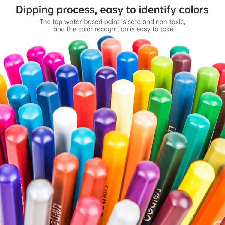 Deli Water-Soluble Colored Pencils 24 Colors 36 Colors 48 Colors 72 Color Pens Coloring Painting Pens, Lead color: 48 Colors (Iron Box) - Pencils by Deli | Online Shopping South Africa | PMC Jewellery