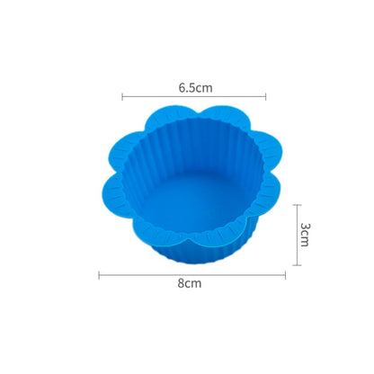 20 PCS DIY Baking Mold Macaron Lace Shape Silicone Cake Cup Pudding Egg Tart Muffin Cup Mold,Random Color Delivery - Food Molds by PMC Jewellery | Online Shopping South Africa | PMC Jewellery