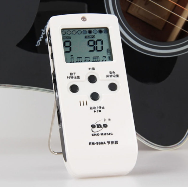 ENO EM-988A Electronic Vocal Rechargeable Metronome For Piano/Guitar/Drum/Guzheng/Violin(Blue) - Stringed Instruments by PMC Jewellery | Online Shopping South Africa | PMC Jewellery