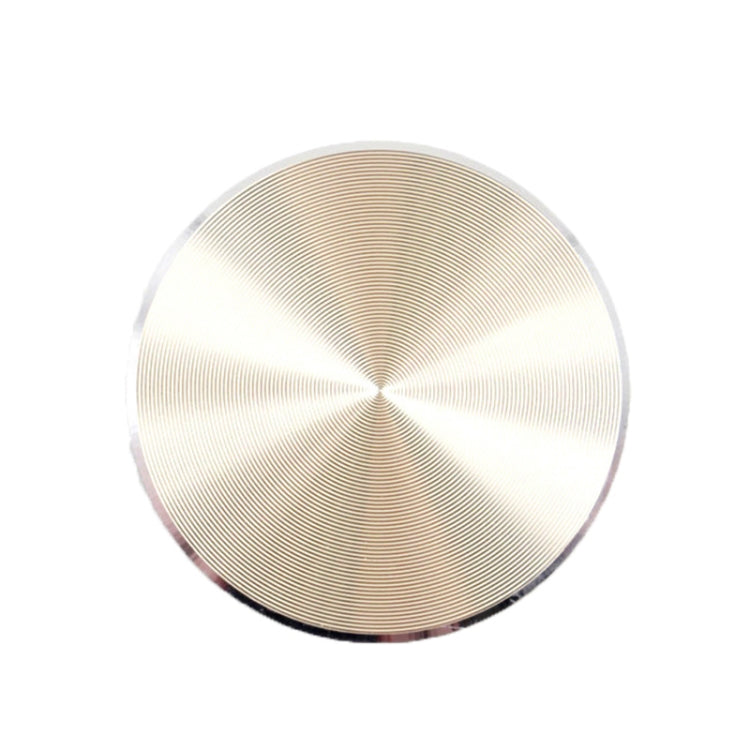 10 PCS CD Texture Aluminum Alloy Magnetic Sheet Magnetic Patch Set For Car Phone Holder, With Alcohol Cotton Sheet And Protective Film(Tyrant Gold) - Hand-Sticking Bracket by PMC TechLife | Online Shopping South Africa | PMC TechLife