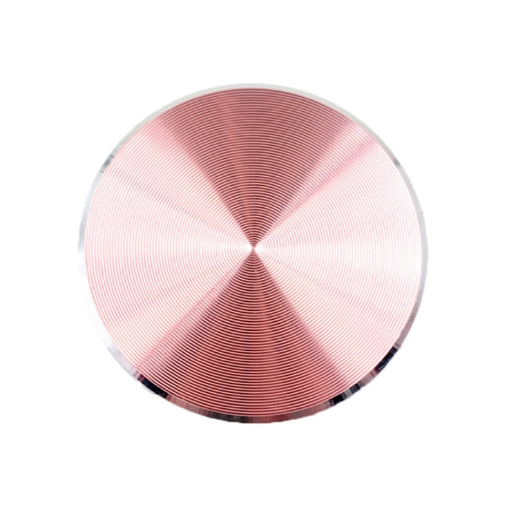 10 PCS CD Texture Aluminum Alloy Magnetic Sheet Magnetic Patch Set For Car Phone Holder, With Alcohol Cotton Sheet And Protective Film(Rose Gold) - Hand-Sticking Bracket by PMC TechLife | Online Shopping South Africa | PMC TechLife
