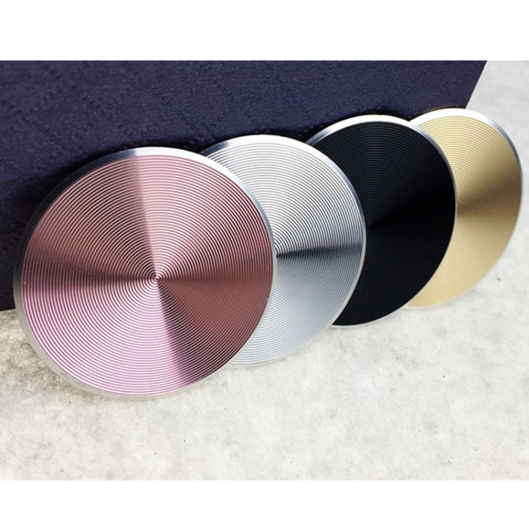 10 PCS CD Texture Aluminum Alloy Magnetic Sheet Magnetic Patch Set For Car Phone Holder, With Alcohol Cotton Sheet And Protective Film(Tyrant Gold) - Hand-Sticking Bracket by PMC TechLife | Online Shopping South Africa | PMC TechLife