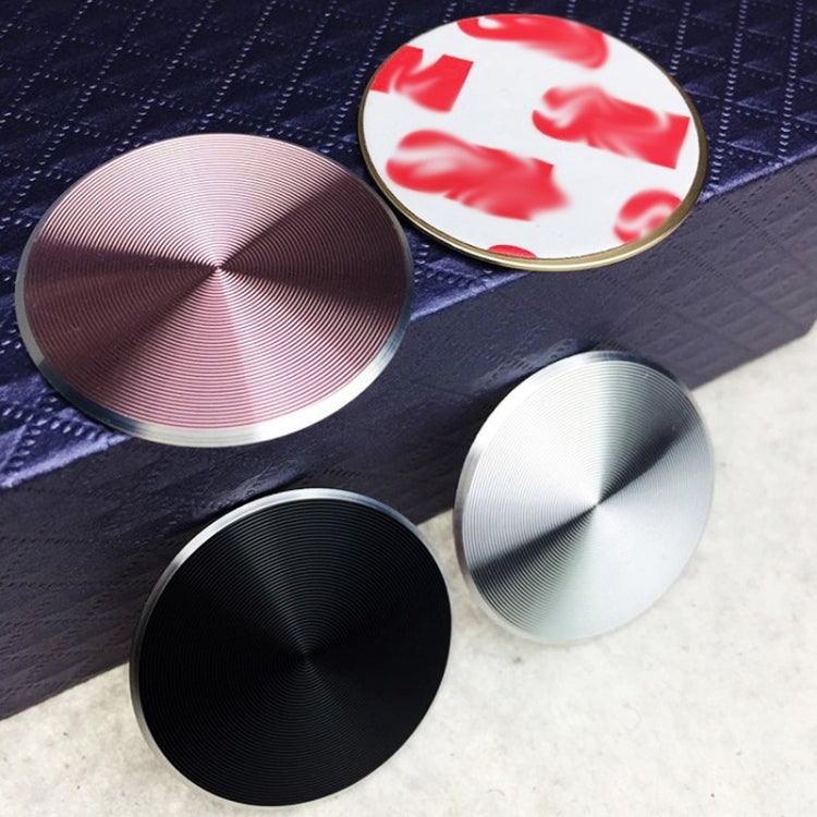 10 PCS CD Texture Aluminum Alloy Magnetic Sheet Magnetic Patch Set For Car Phone Holder, With Alcohol Cotton Sheet And Protective Film(Silver) - free shipping - PMC TechLife - Order now!